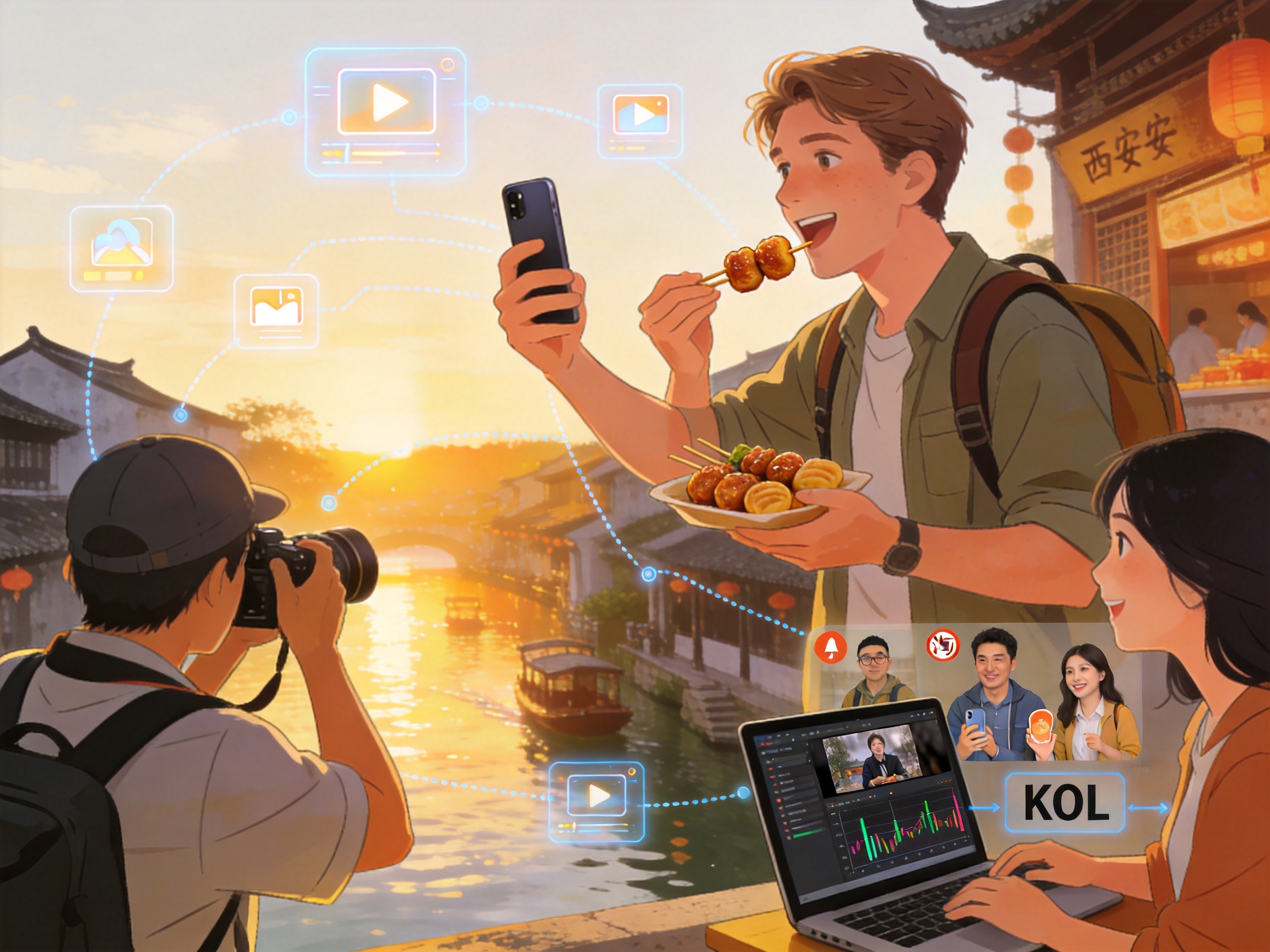 短视频与KOL共创:用“他者视角”讲好中国故事,激发入境游兴趣